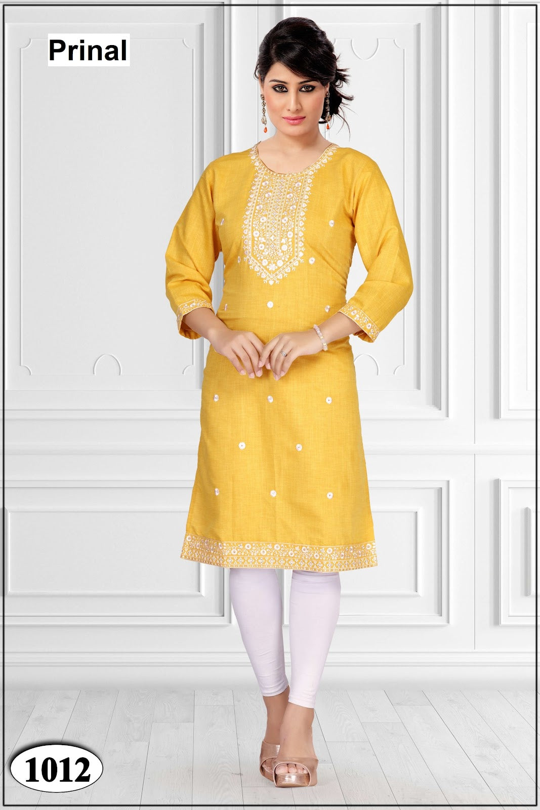 Arpita Prinal Reyon Knee Length Kurtis Wholesale Price