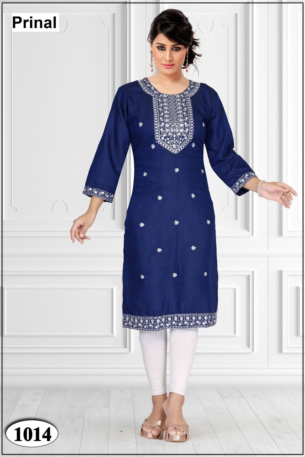 Arpita Prinal Reyon Knee Length Kurtis Wholesale Price
