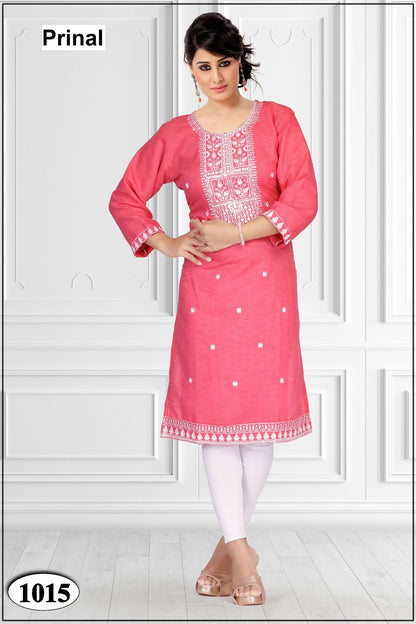 Arpita Prinal Reyon Knee Length Kurtis Wholesale Price
