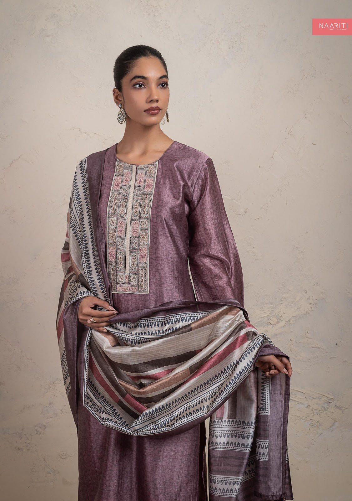 Arqeet Naariti Silk Pant Style Suits Wholesale Price
