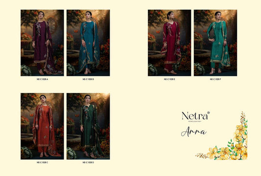 Arra Netra Premium Viscose Pant Style Suits Supplier India