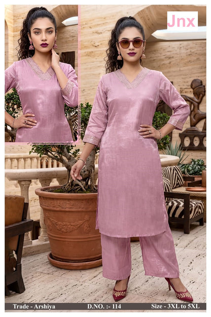 Arshiya Plus Size Jnx Kurti Pant Set Exporter Ahmedabad