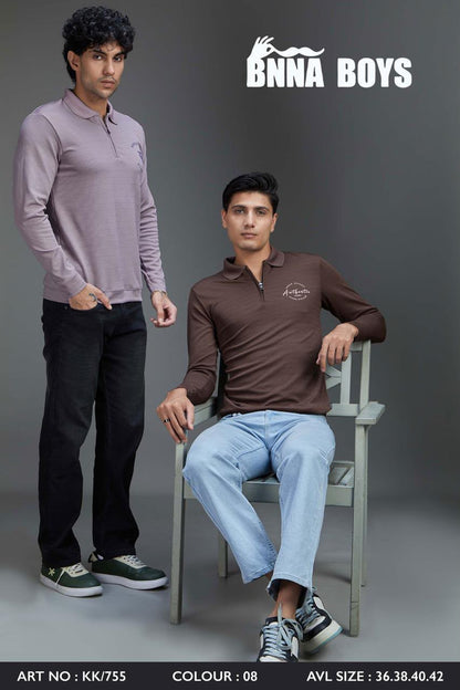 Art Kk 755 Full Sleeves Bnna Micro Mens Tshirts Supplier India