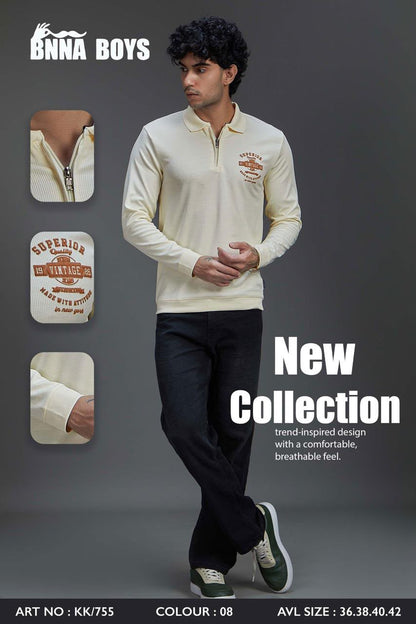 Art Kk 755 Full Sleeves Bnna Micro Mens Tshirts Supplier India