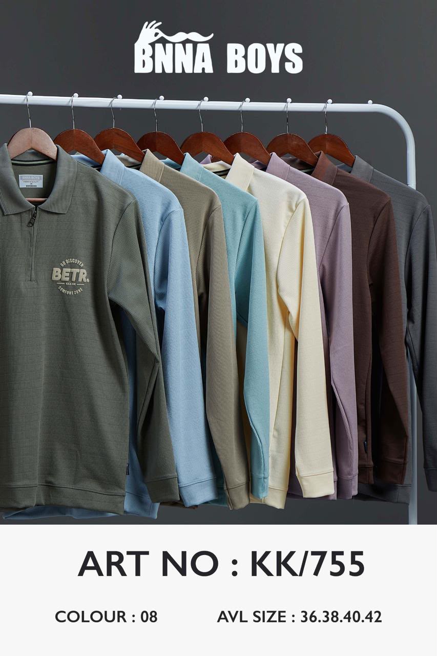 Art Kk 755 Full Sleeves Bnna Micro Mens Tshirts Supplier India