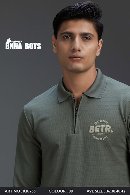Art Kk 755 Full Sleeves Bnna Micro Mens Tshirts Supplier India
