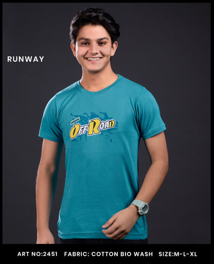 Art No 2451 Runway Cotton Biowashed Boys Tshirt Exporter Gujarat