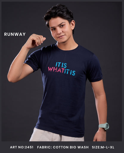 Art No 2451 Runway Cotton Biowashed Boys Tshirt Exporter Gujarat