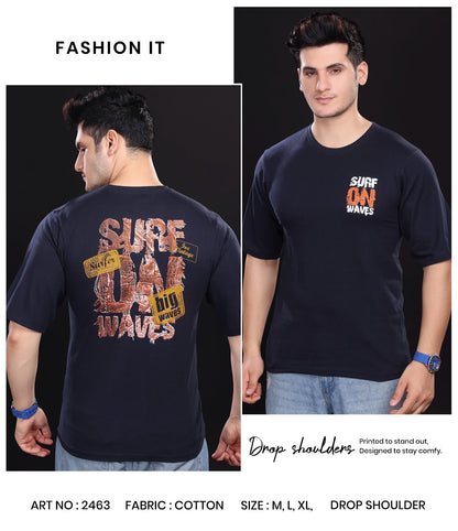 Art No 2463 Fashion It Cotton Mens Tshirts Wholesaler Ahmedabad