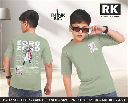 Art No 2468 Rk Tencil Lycra Boys Tshirt Wholesaler Ahmedabad