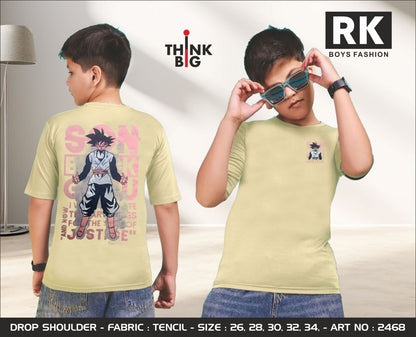 Art No 2468 Rk Tencil Lycra Boys Tshirt Wholesaler Ahmedabad