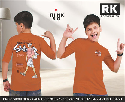 Art No 2468 Rk Tencil Lycra Boys Tshirt Wholesaler Ahmedabad