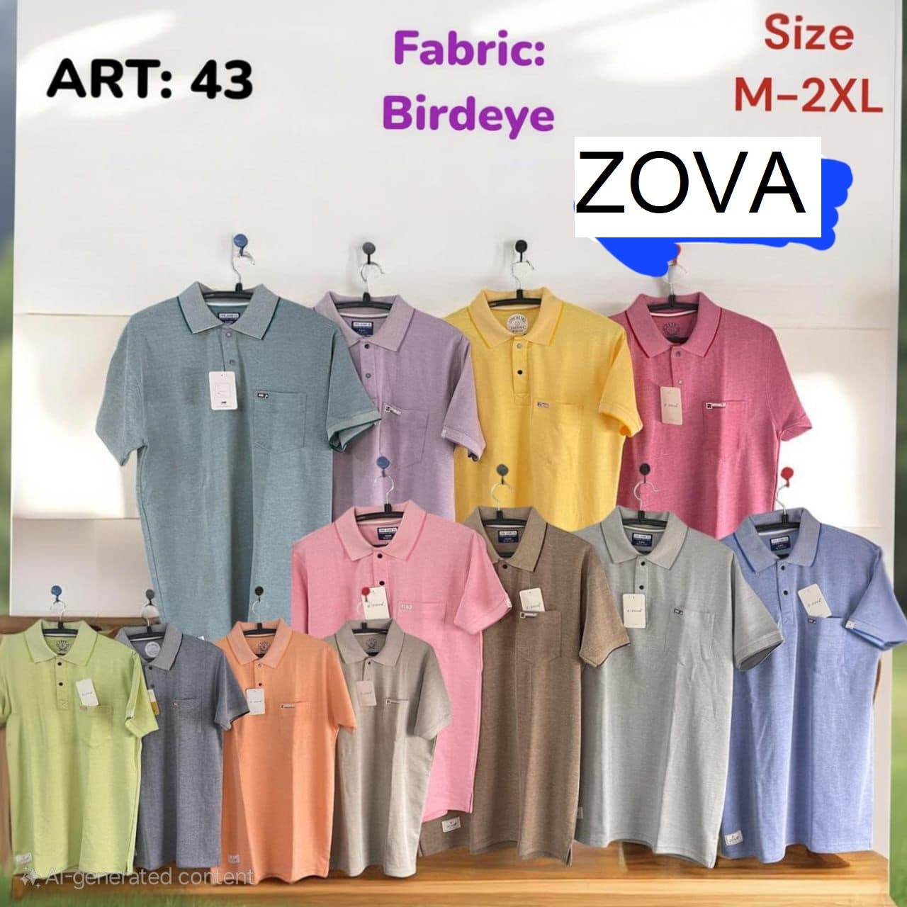 Art No 43 Zova Bird Eye Mens Tshirts Exporter Ahmedabad