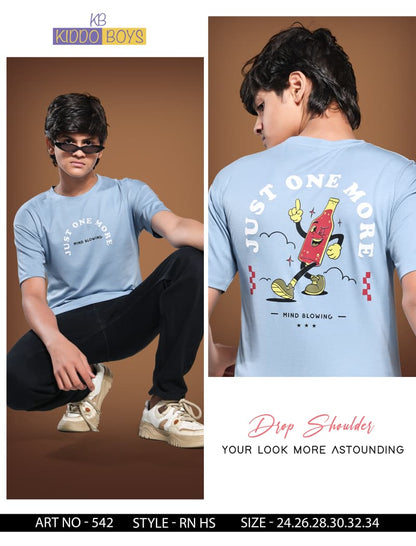 Art No 542 Kiddo Tencil Lycra Boys Tshirt Supplier India