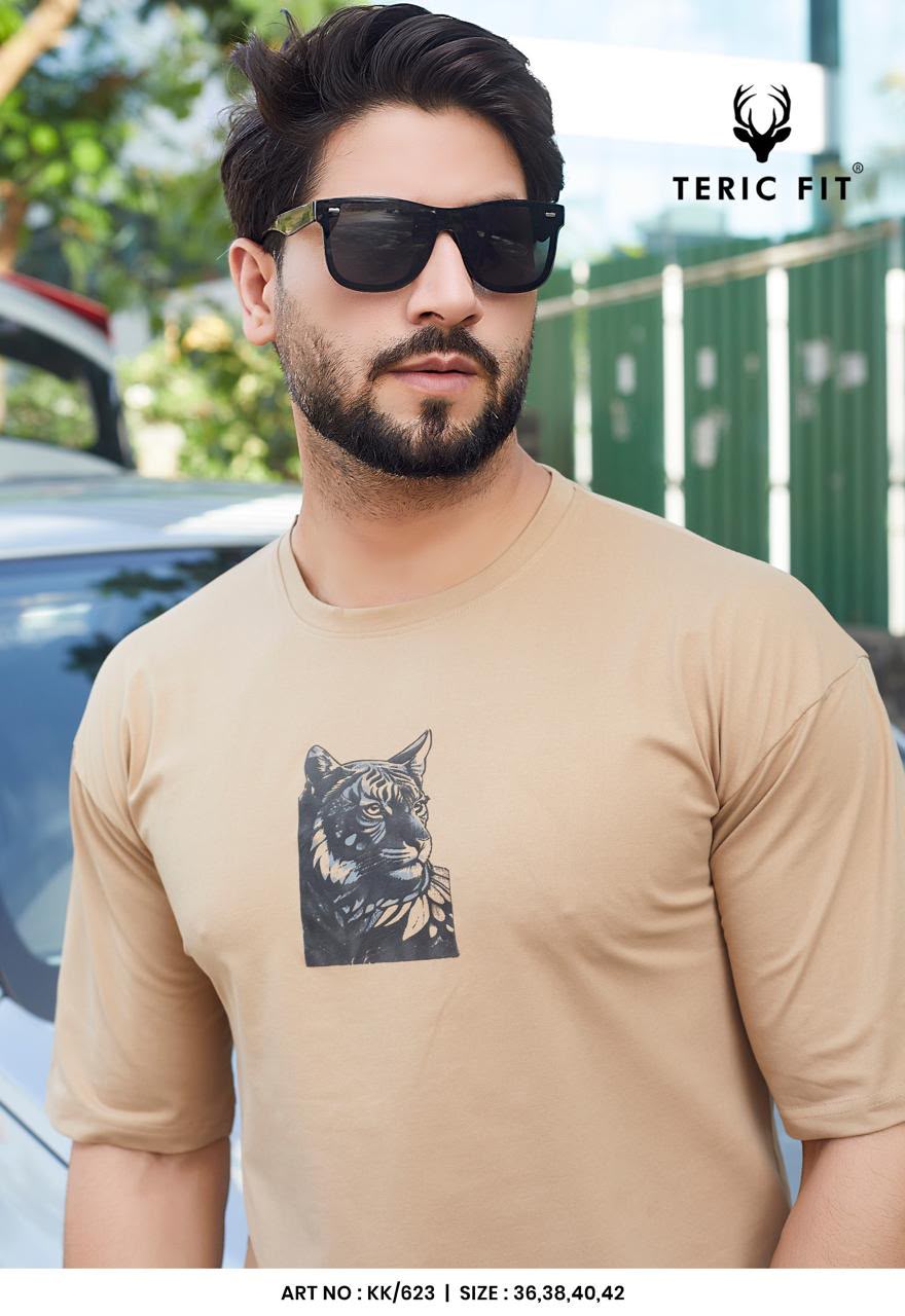 Art No 623 Teric Fit Cotton Mens Tshirts Supplier Ahmedabad