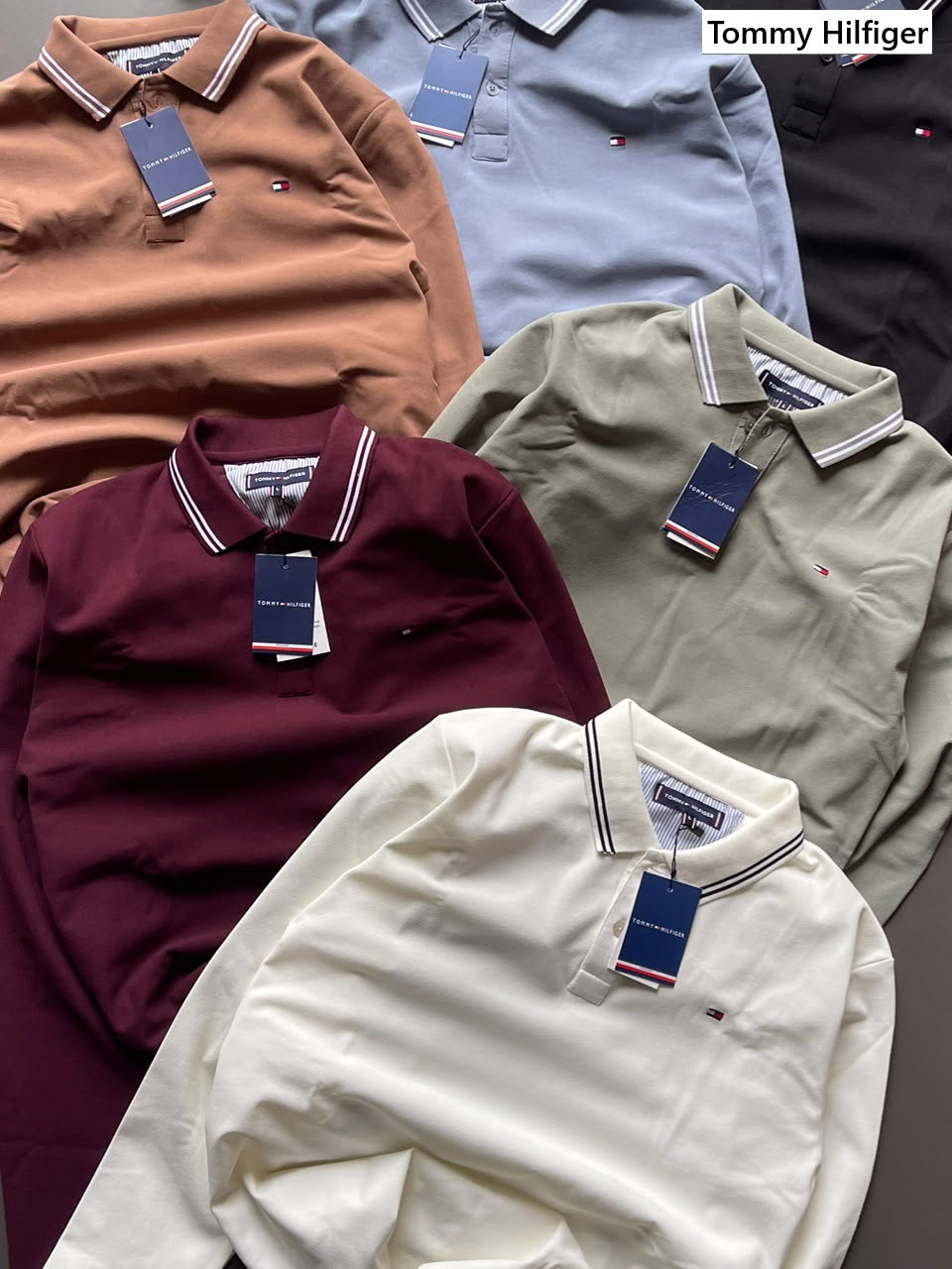 Art No 9300 Tommy Hilfiger Fake Cotton Mens Tshirts Wholesale Rate