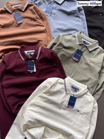 Art No 9300 Tommy Hilfiger Fake Cotton Mens Tshirts Wholesale Rate