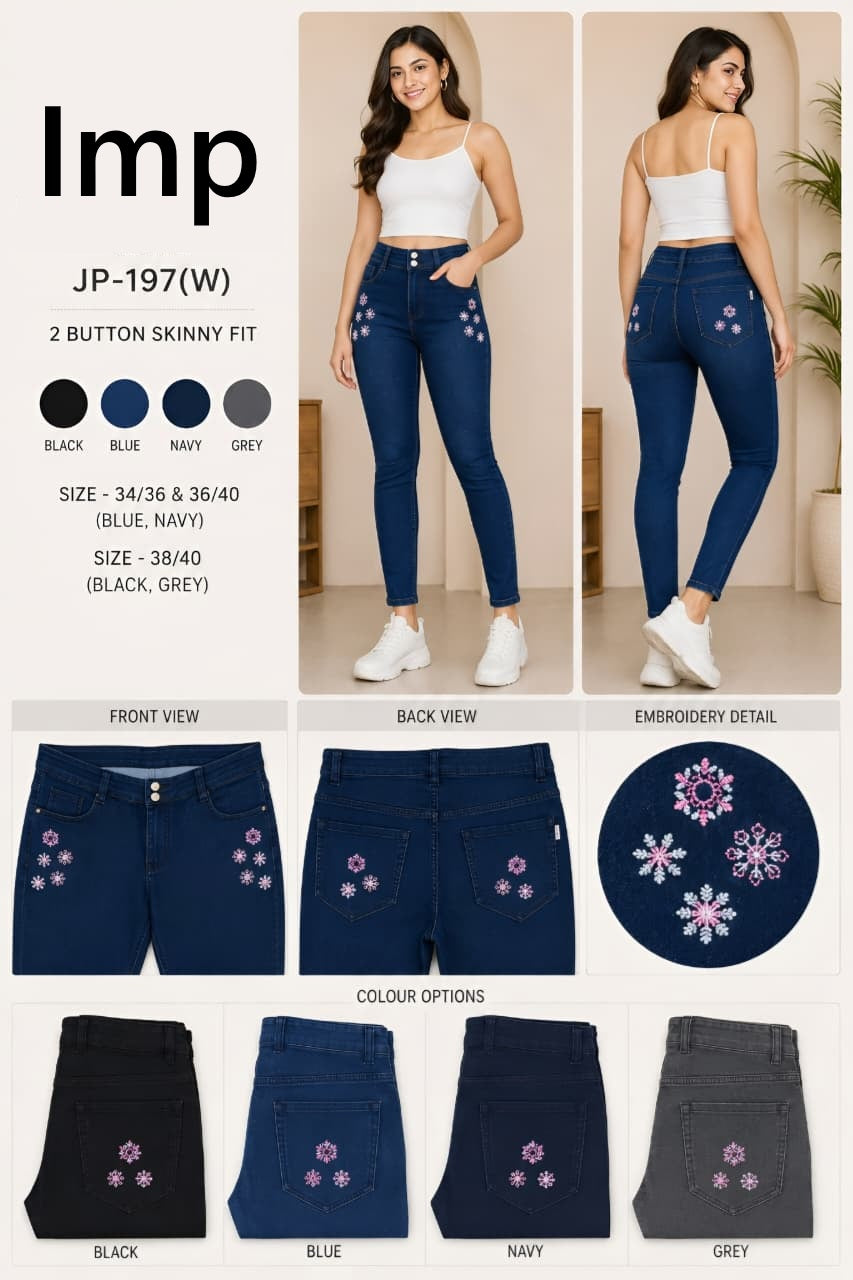 Art No Jp-197 W Imp Knitted Women Pants Supplier Ahmedabad