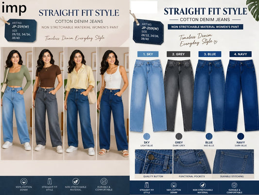 Art No Jp-259 W Imp Cotton Women Pants Wholesale