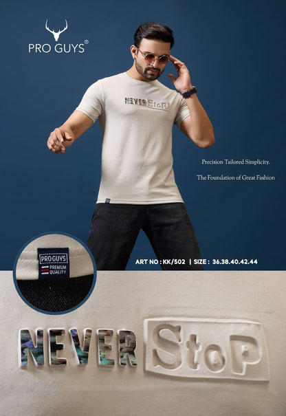 Art No Kk 502 Pro Guys Cotton Mens Tshirts Manufacturer