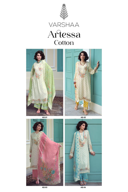 Artessa Cotton Varshaa Pant Style Suits Exporter