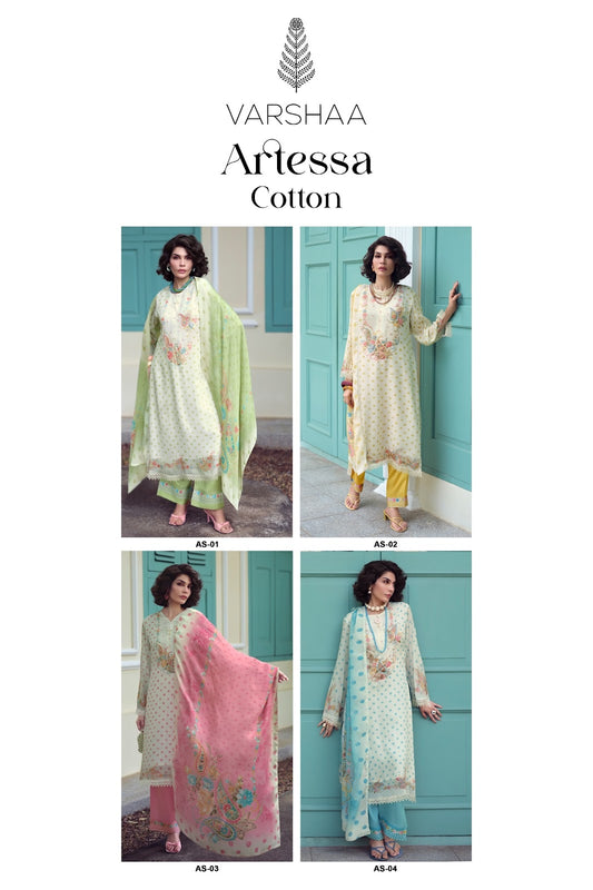 Artessa Cotton Varshaa Pant Style Suits Exporter