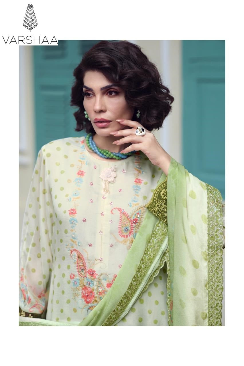 Artessa Varshaa Viscose Chinon Pant Style Suits Wholesaler