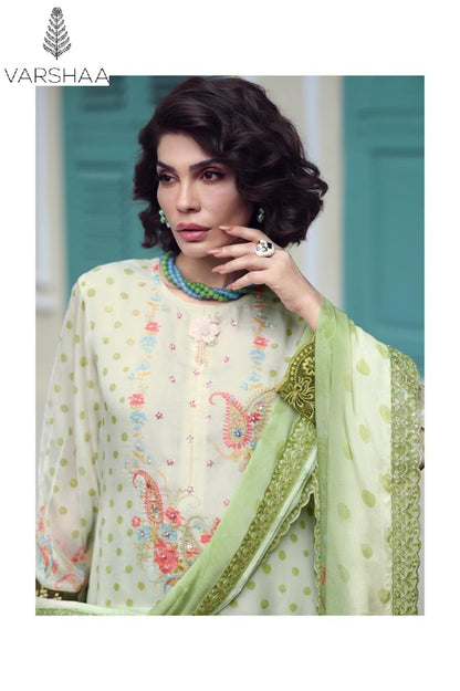 Artessa Varshaa Viscose Chinon Pant Style Suits Wholesaler