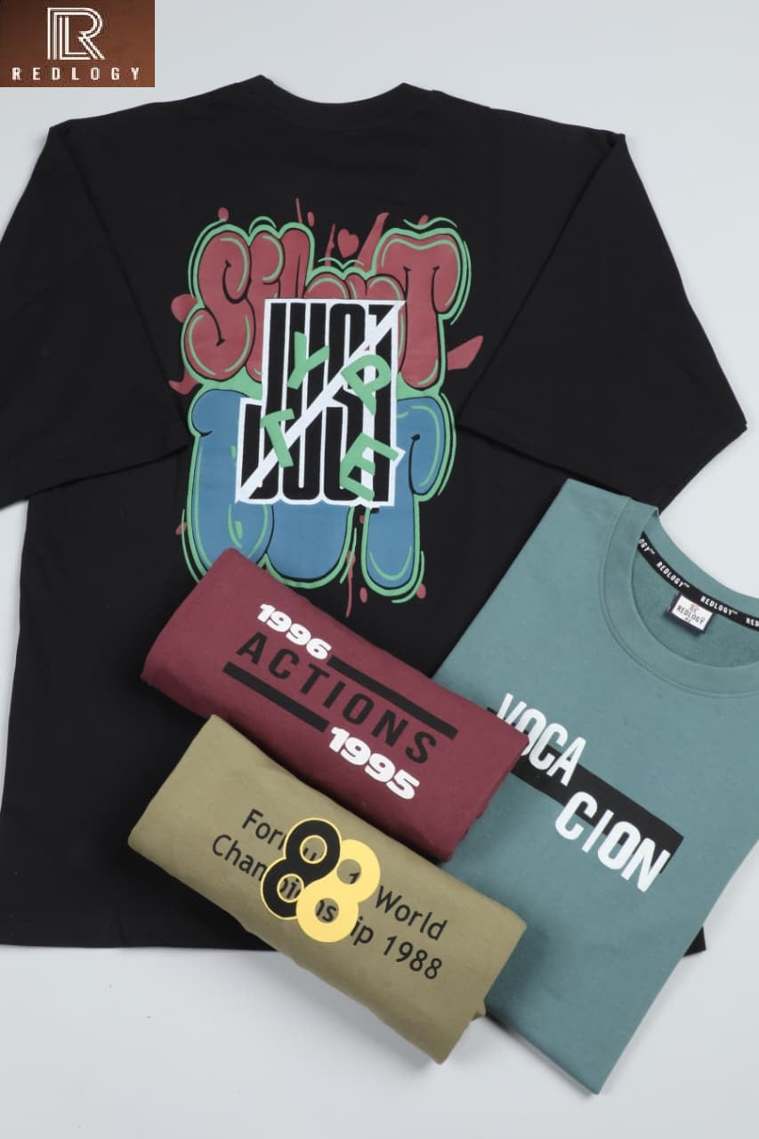 Artical No 110 Redlogy Bio Cotton Mens Tshirts Wholesaler India
