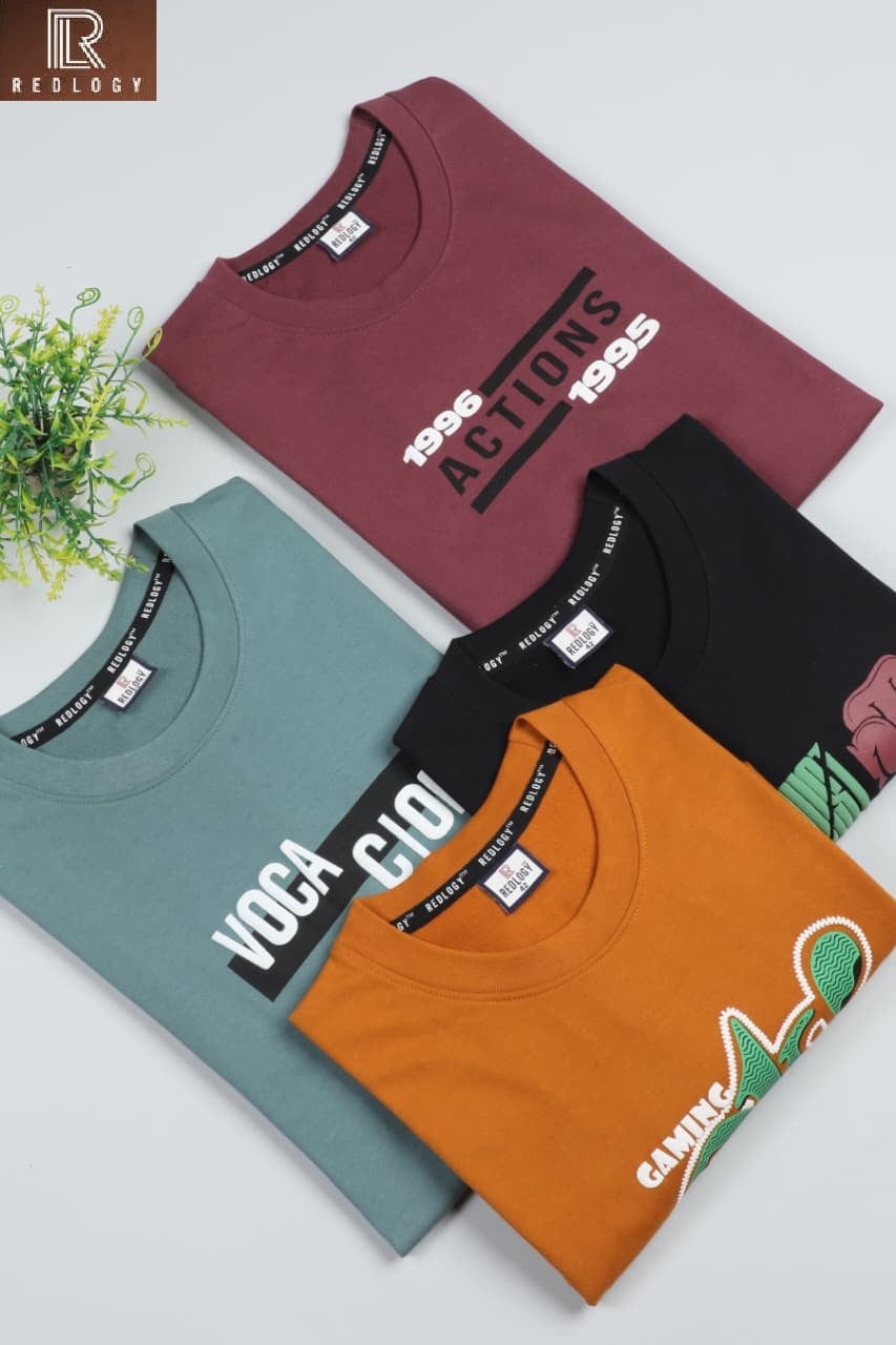 Artical No 110 Redlogy Bio Cotton Mens Tshirts Wholesaler India