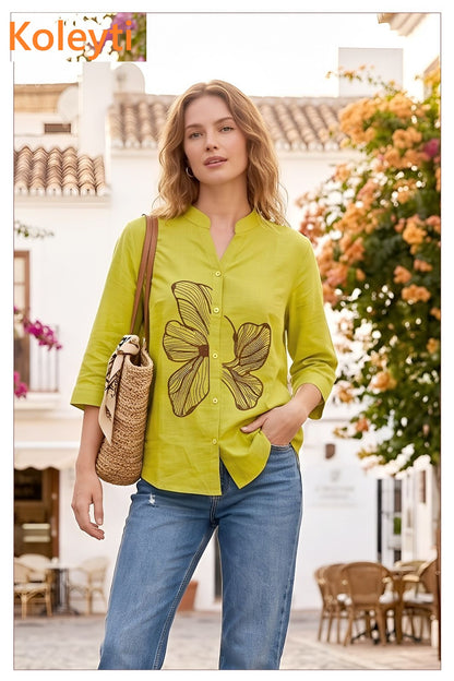Artical Number 7562 Koleyti Cotton Women Shirts Wholesale Price