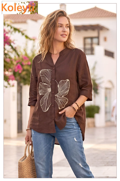Artical Number 7562 Koleyti Cotton Women Shirts Wholesale Price