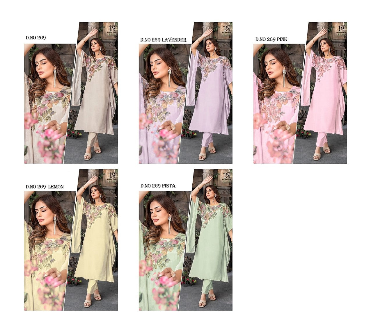 Article 269 18 Attitude Roman Silk Kurti Pant Set Exporter