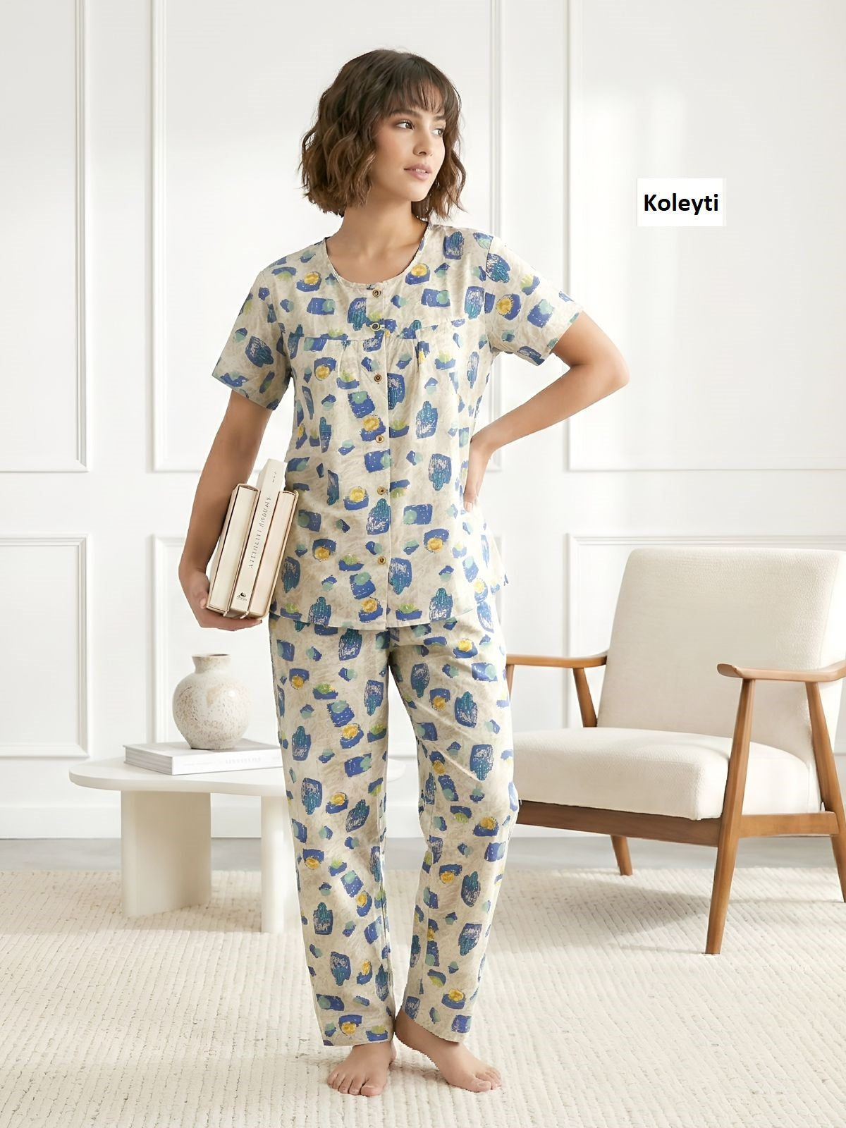 Article Nk 25 Koleyti Rayon Co Ord Set Supplier Ahmedabad