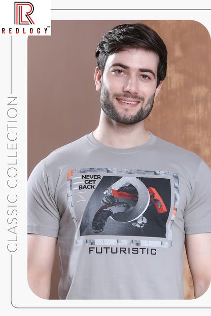 Article No 107 Redlogy Cotton Biowashed Mens Tshirts Supplier Ahmedabad
