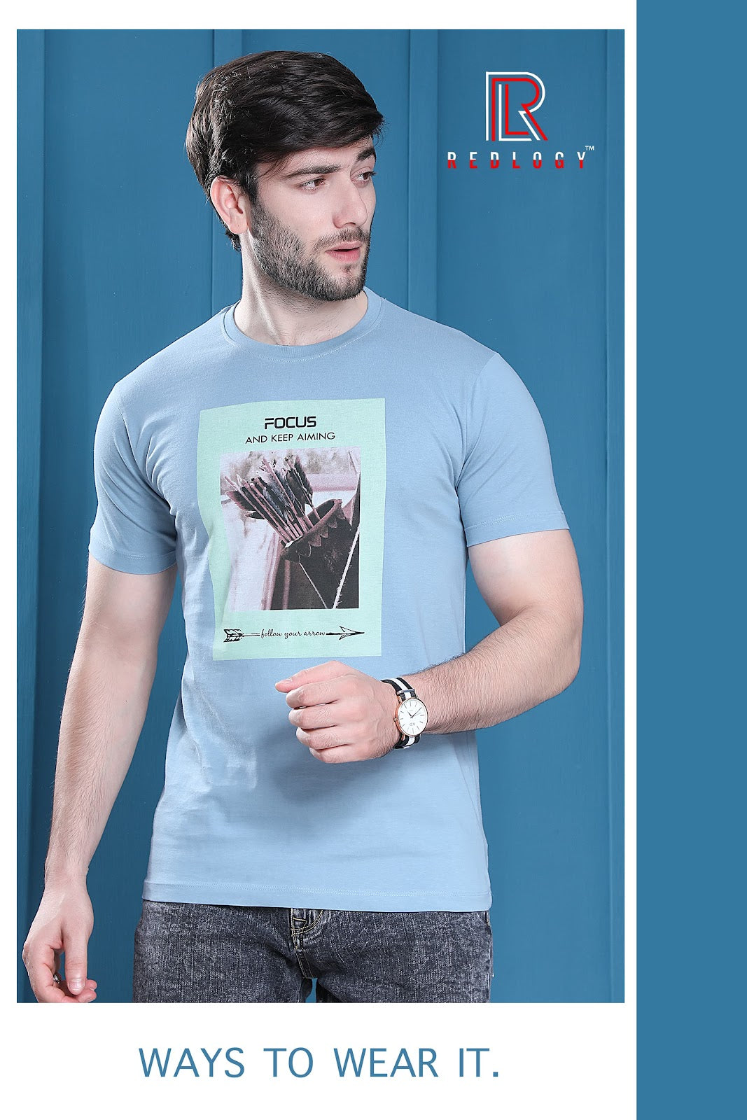 Article No 108 Redlogy Cotton Biowashed Mens Tshirts Wholesale
