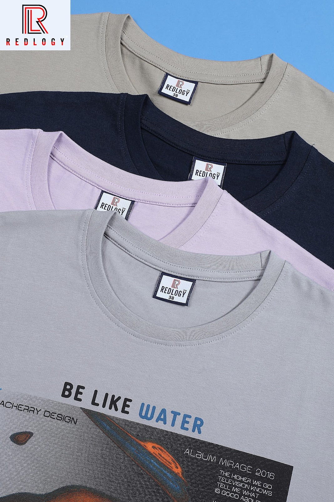 Article No 108 Redlogy Cotton Biowashed Mens Tshirts Wholesale