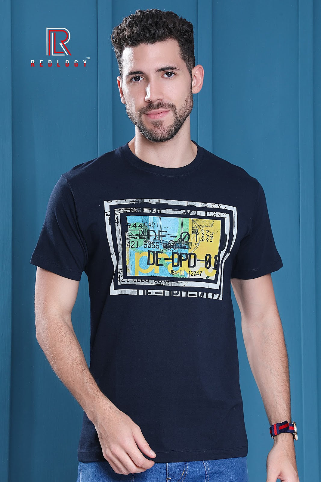 Article No 108 Redlogy Cotton Biowashed Mens Tshirts Wholesale