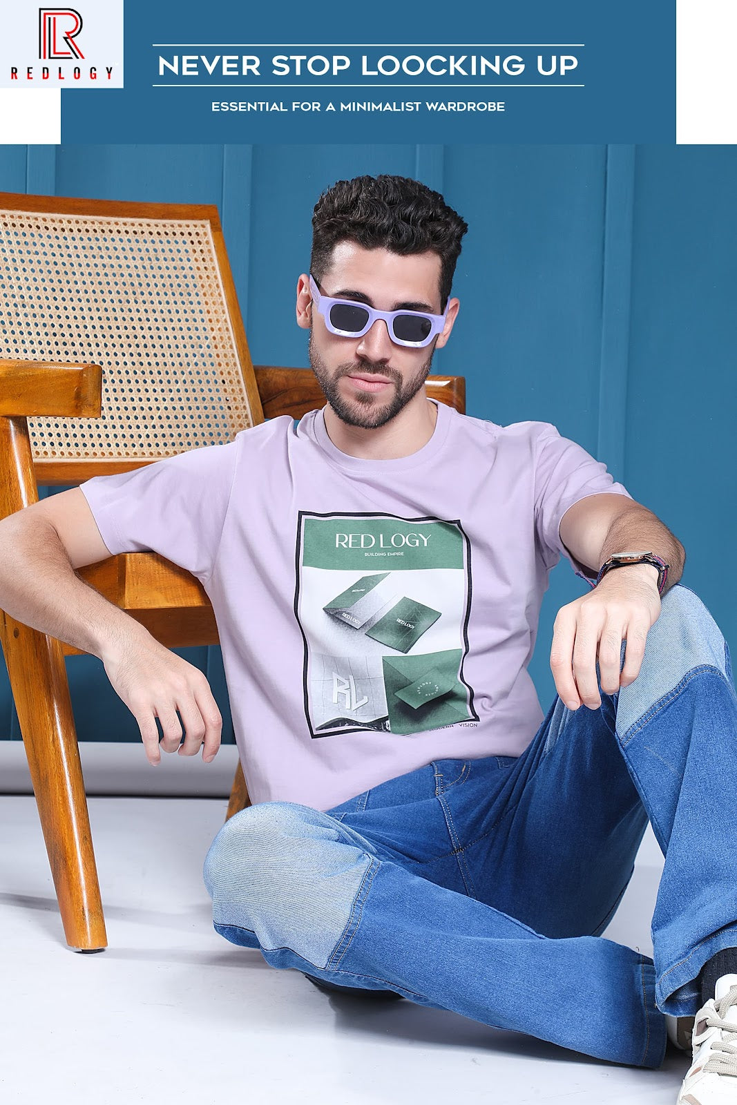 Article No 108 Redlogy Cotton Biowashed Mens Tshirts Wholesale
