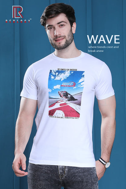 Article No 108 Redlogy Cotton Biowashed Mens Tshirts Wholesale