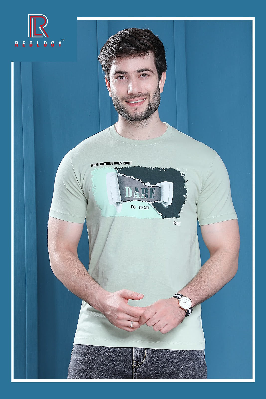 Article No 108 Redlogy Cotton Biowashed Mens Tshirts Wholesale