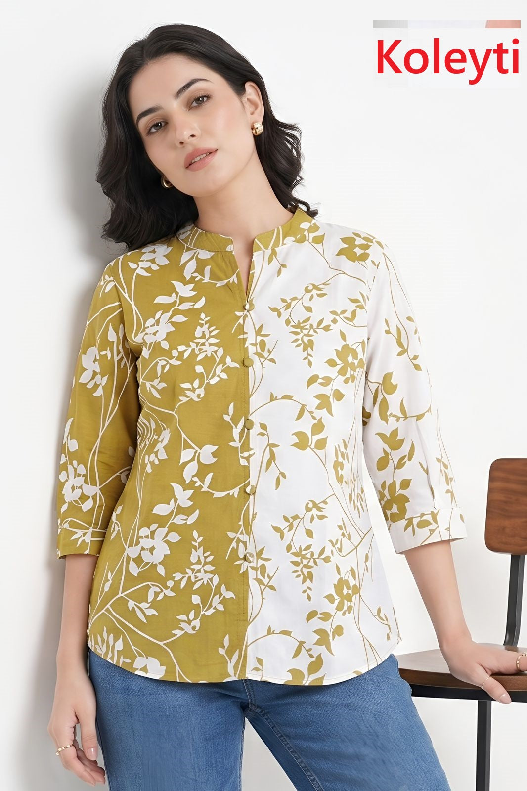 Article Num 3177 Koleyti Fancy Tops Wholesale Rate