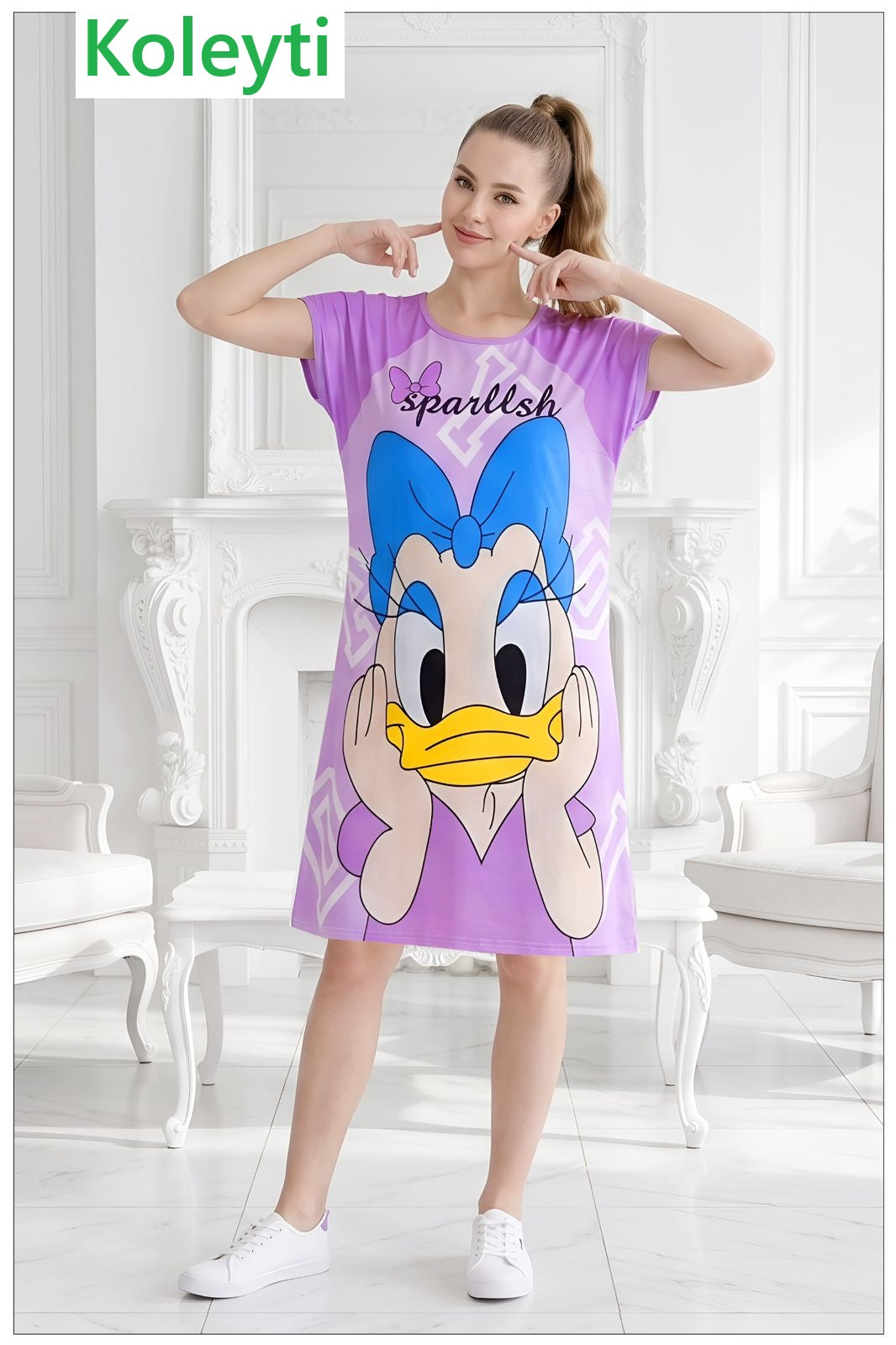 Article Num 96 Koleyti Soft Short Night Gown Wholesaler Ahmedabad