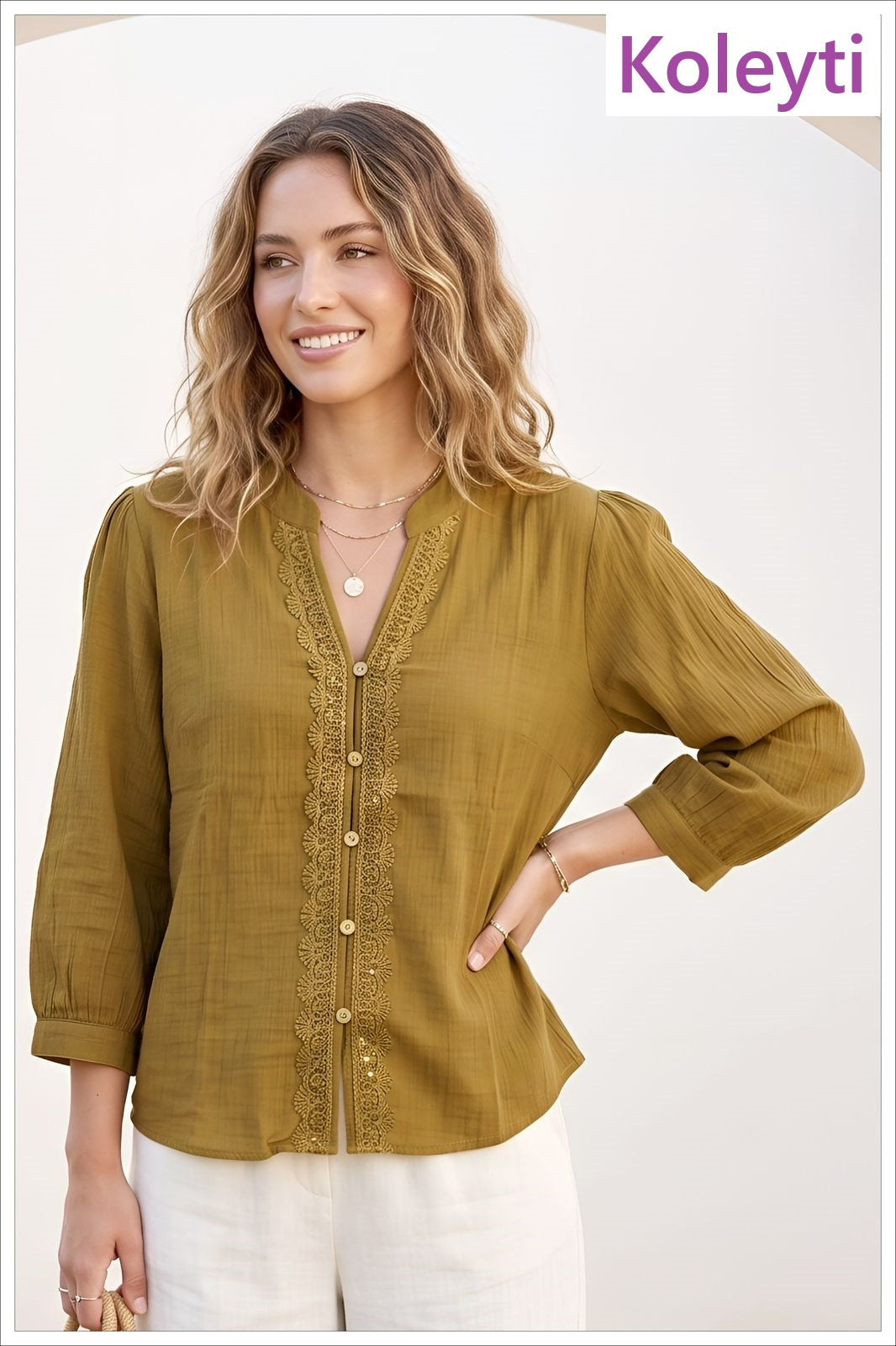 Article R3 Koleyti Cotton Linen Stylish Tops Exporter Ahmedabad