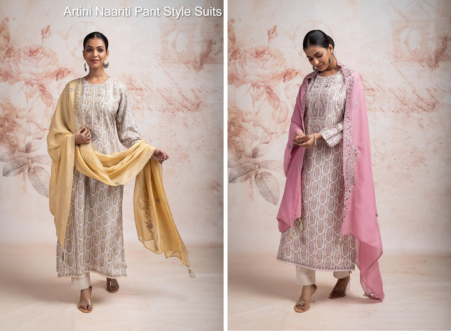 Artini Naariti Jacquard Pant Style Suits Supplier