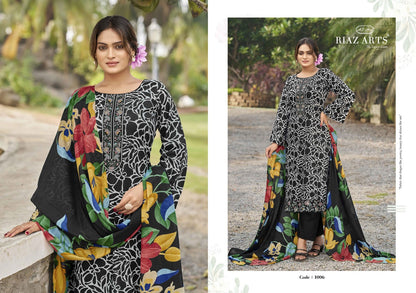 Artisan Story Riaz Art Cambric Lawn Karachi Salwar Suits Wholesaler India