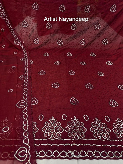 Artist Nayandeep Organza Salwar Suits Wholesaler India