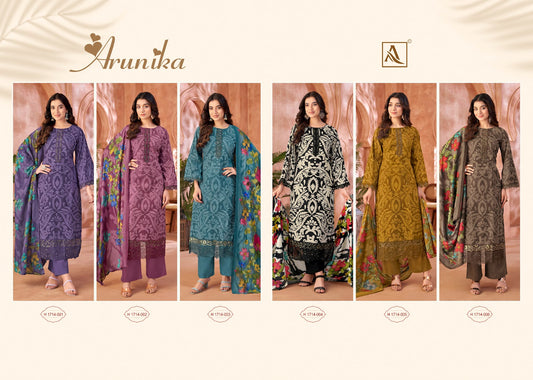 Arunika Alok Cambric Karachi Salwar Suits Wholesaler Ahmedabad