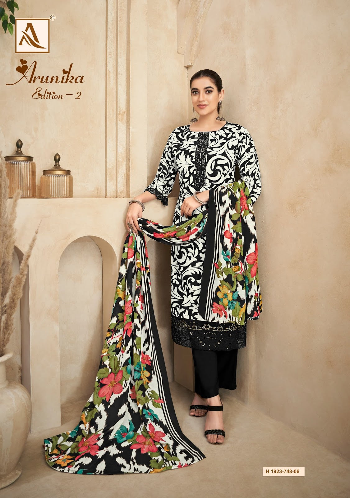 Arunika Edition 2 Alok Pure Zam Pant Style Suits Wholesaler India