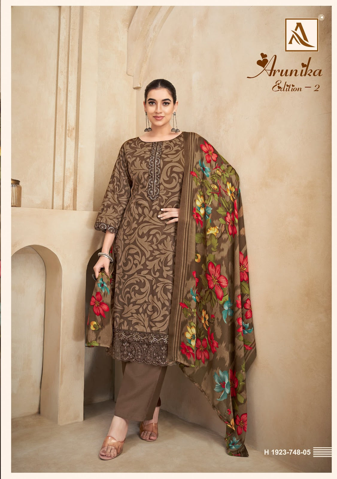 Arunika Edition 2 Alok Pure Zam Pant Style Suits Wholesaler India